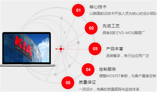 鋰電池保護(hù)板3-21串專(zhuān)用MOS管選型 原廠專(zhuān)業(yè)制造 技術(shù)支持-KIA MOS管