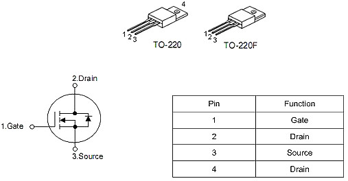 20A 500V場效應管 KNX7150A