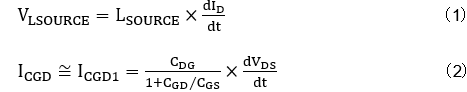 SiC MOSFET低邊開關(guān)導(dǎo)通時(shí)Gate-Source間電壓的動作-KIA MOS管