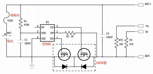 詳解鋰電池保護(hù)電路的工作原理分享-KIA MOS管