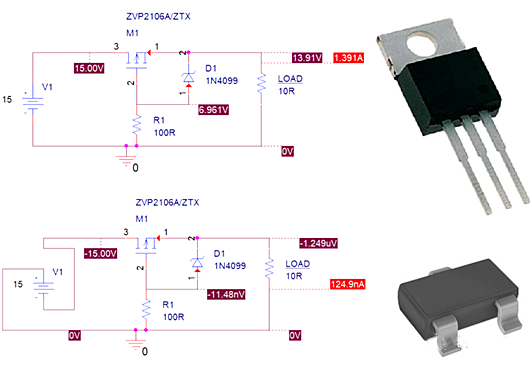 反向電壓極性保護(hù)的PMOS電路設(shè)計-KIA MOS管