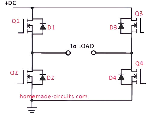 電路設(shè)計：MOSFET內(nèi)部二極管應(yīng)用逆變器-KIA MOS管