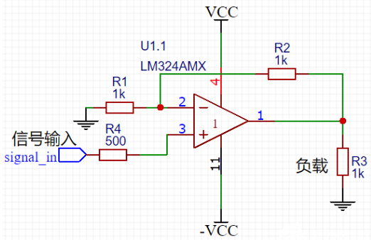 lm324運(yùn)算放大器,電路