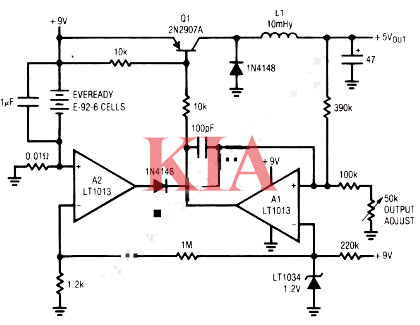 開關穩(wěn)壓電路圖,電路原理詳解-KIA MOS管
